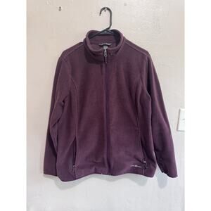 Woman’s Eddie Bauer Full Zip Sweatshirt Size XL
